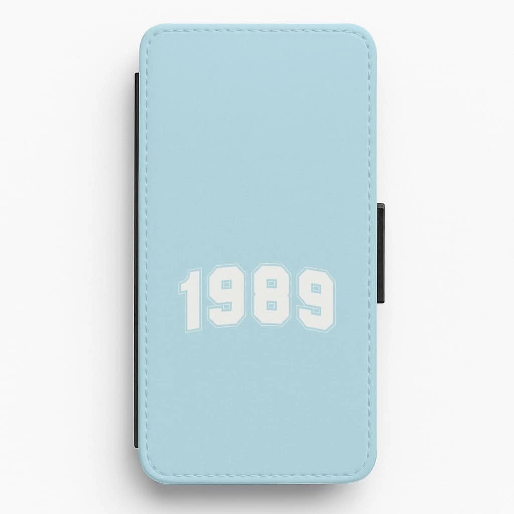1989 Varsity Flip / Wallet Phone Case Smooth Layer Rugged Edge Texture