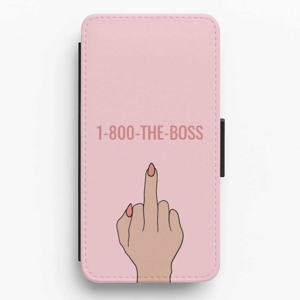 Protective Shell 1-800 The Boss Flip / Wallet Phone Case