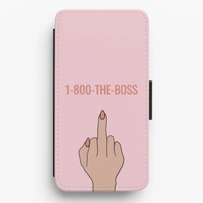Protective Shell 1-800 The Boss Flip / Wallet Phone Case