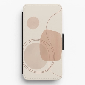 Abstract Pattern V Flip / Wallet Phone Case Slim Feel