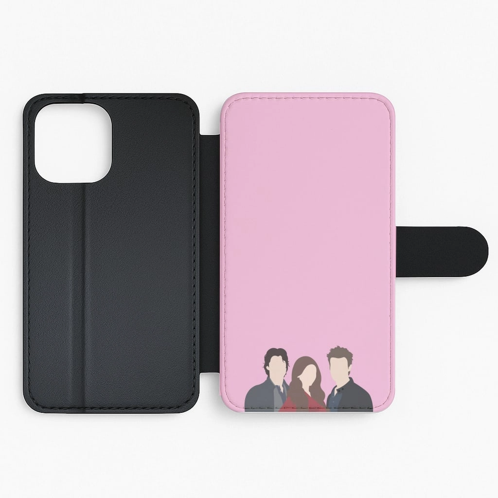 Compact Fit Elena, Damon And Stefan - VD Flip / Wallet Phone Case