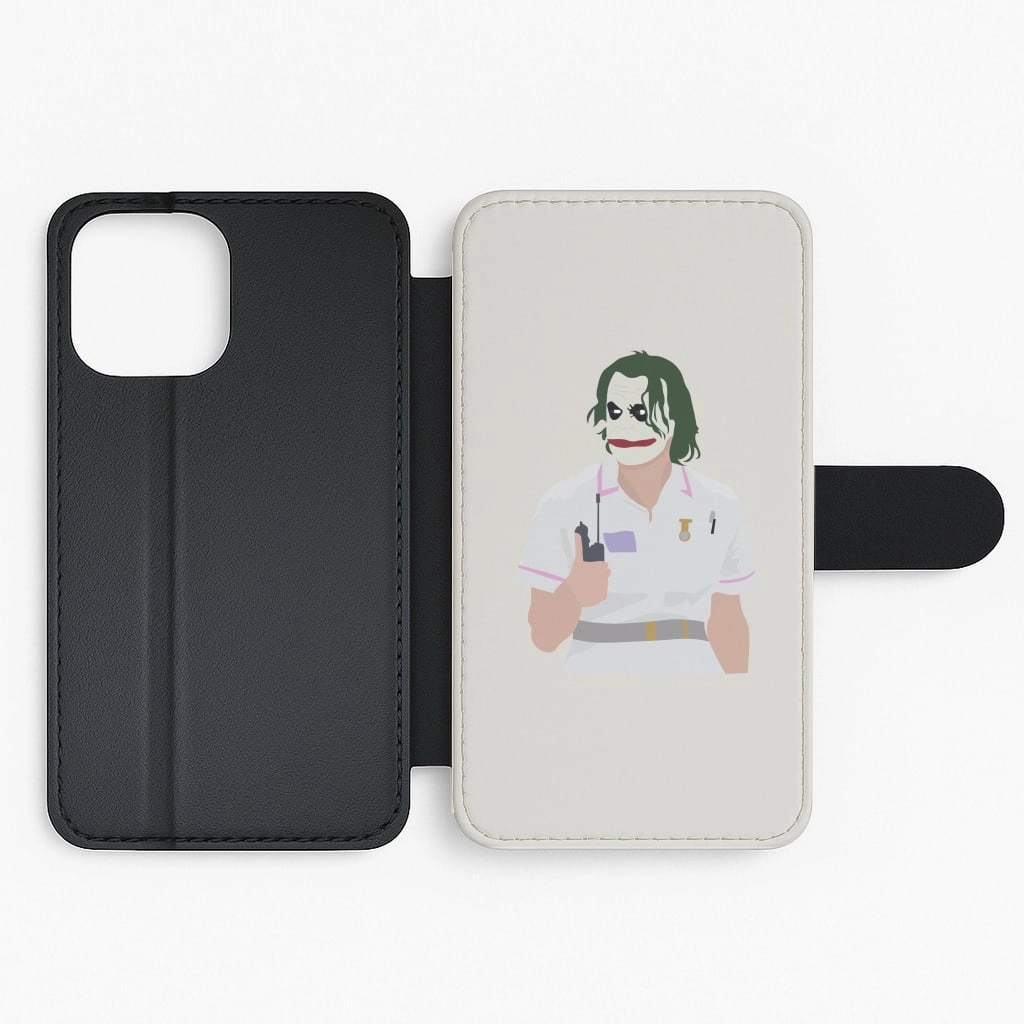 Nurse Joker Flip / Wallet Phone Case Minimal Texture
