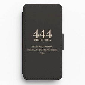 444 - Angel Numbers Flip / Wallet Phone Case Sleek Form