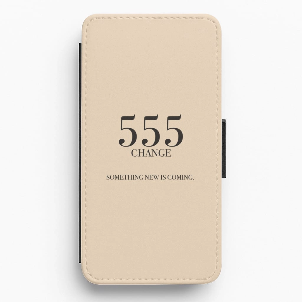 555 - Angel Numbers Flip / Wallet Phone Case Protective Build Texture Impact shield