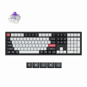 Adjustable Keyboard Tilt Travel Mechanical Keyboard Keychron Q6 HE QMK Wireless Custom Keyboard