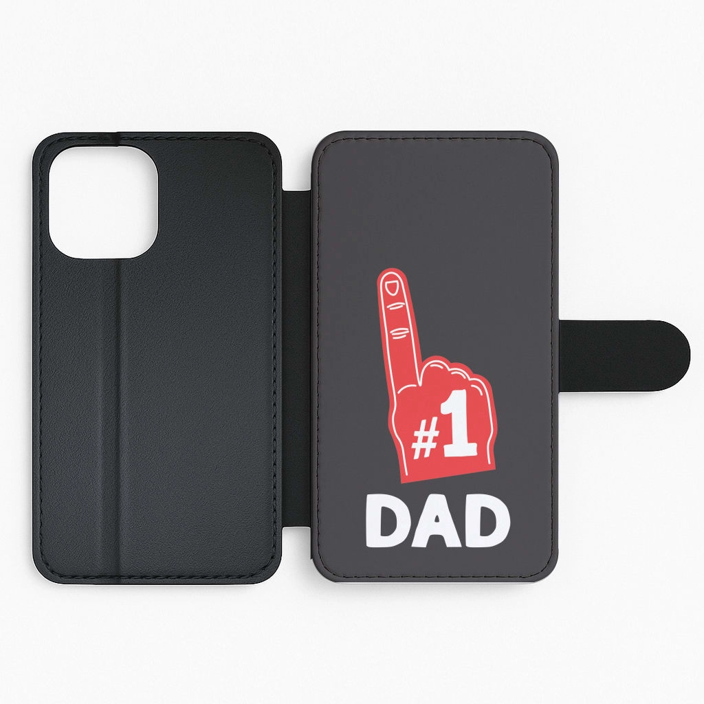 Minimal Look Fashionable Texture #1 Dad Foam Finger Flip / Wallet Phone Case