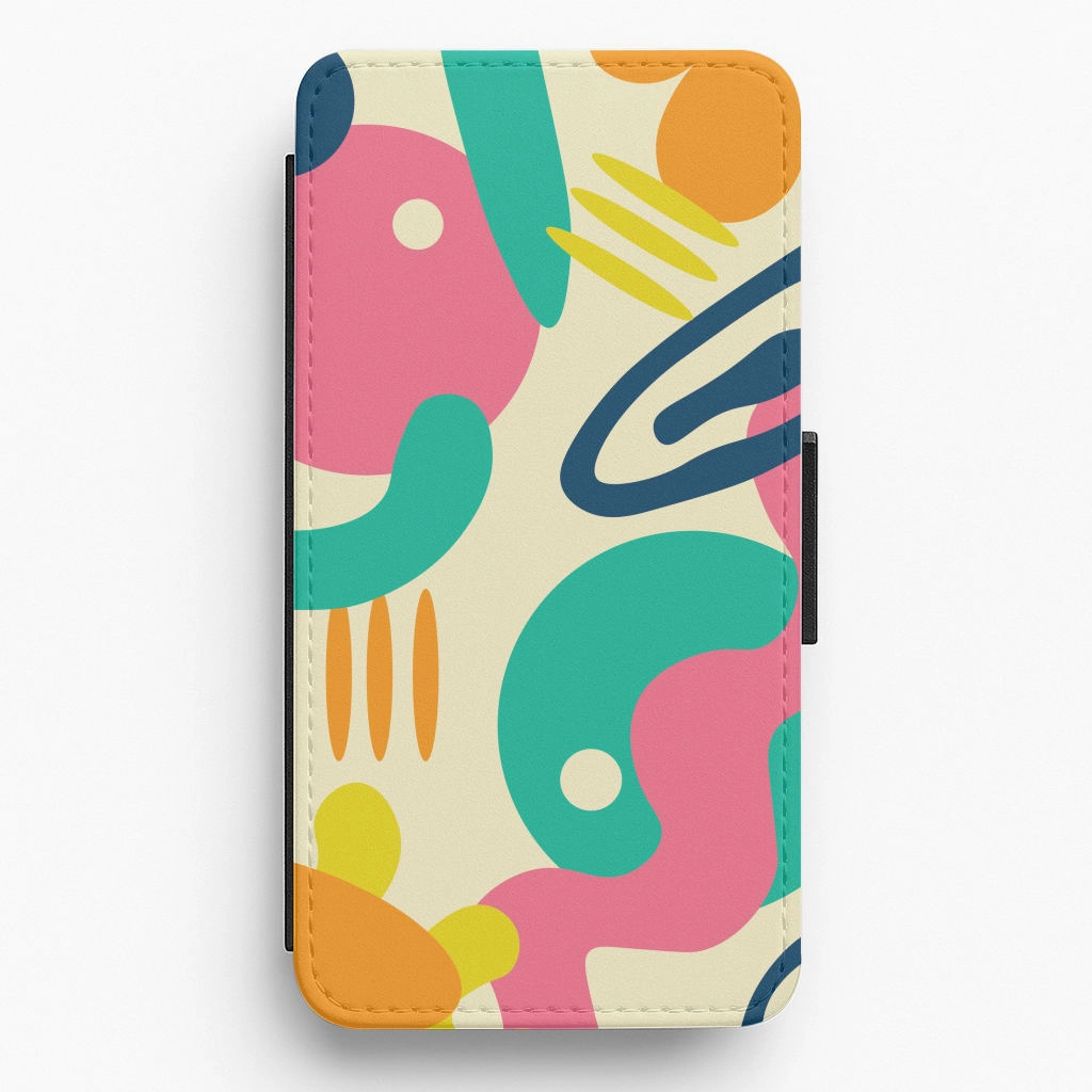 Abstract Pattern 1 Flip / Wallet Phone Case Stylish Shape Protective Detail