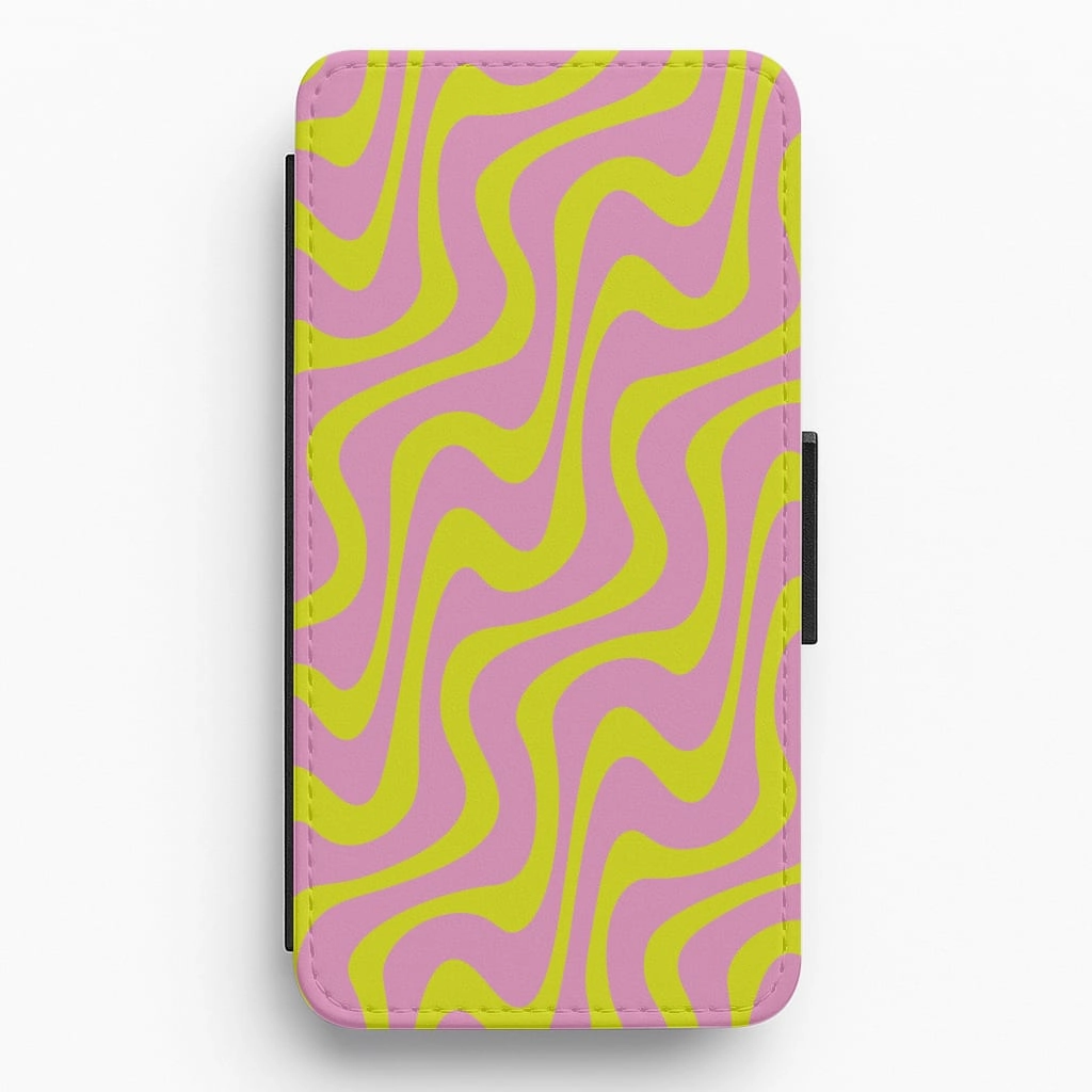 Abstract Pattern 9 Flip / Wallet Phone Case Gloss Texture Modern Touch