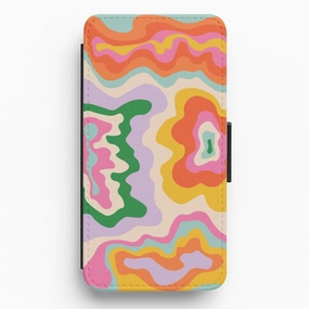 Abstract Patterns 25 Flip / Wallet Phone Case Flexible Protection Dust proof