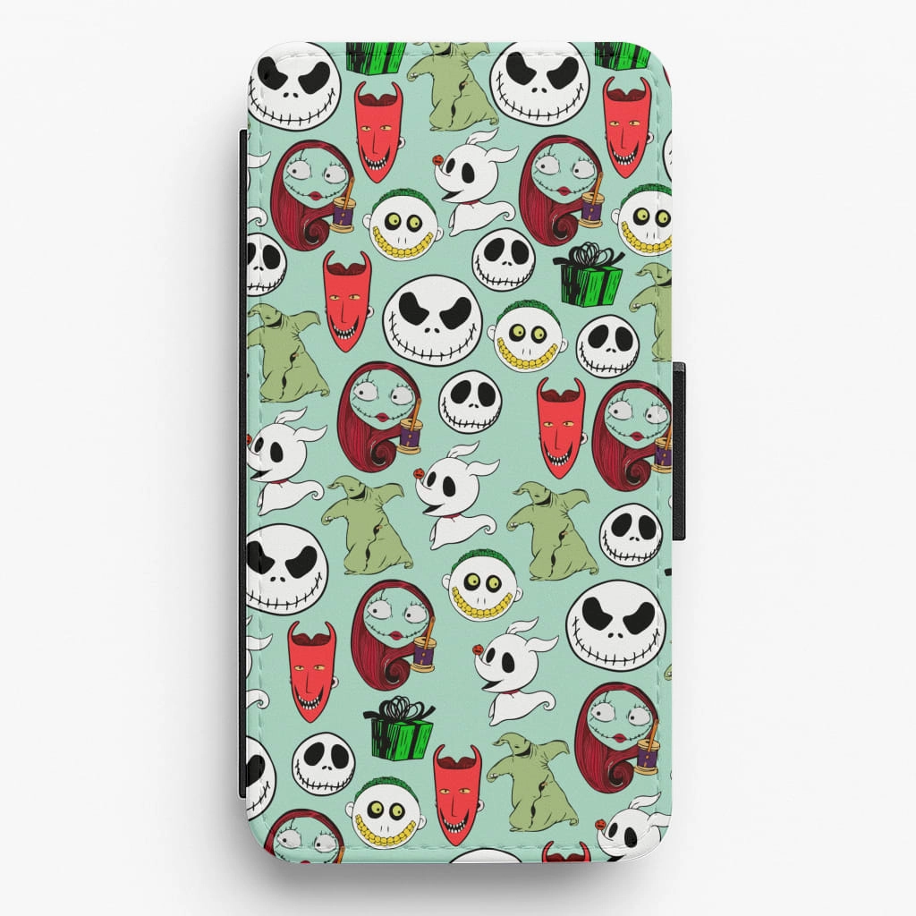 Premium Finish TNBC Characters Pattern Flip / Wallet Phone Case