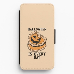 Halloween Is Every Day Flip / Wallet Phone Case Lightweight Build Premium Surface Finish