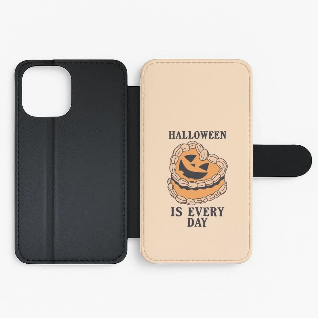 Halloween Is Every Day Flip / Wallet Phone Case Minimal Touch Elegant Edge