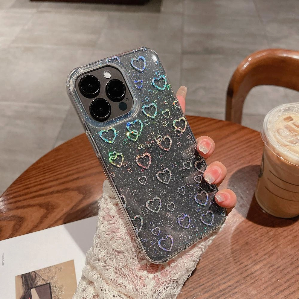 SparkleHeart Transparent Slim Edge