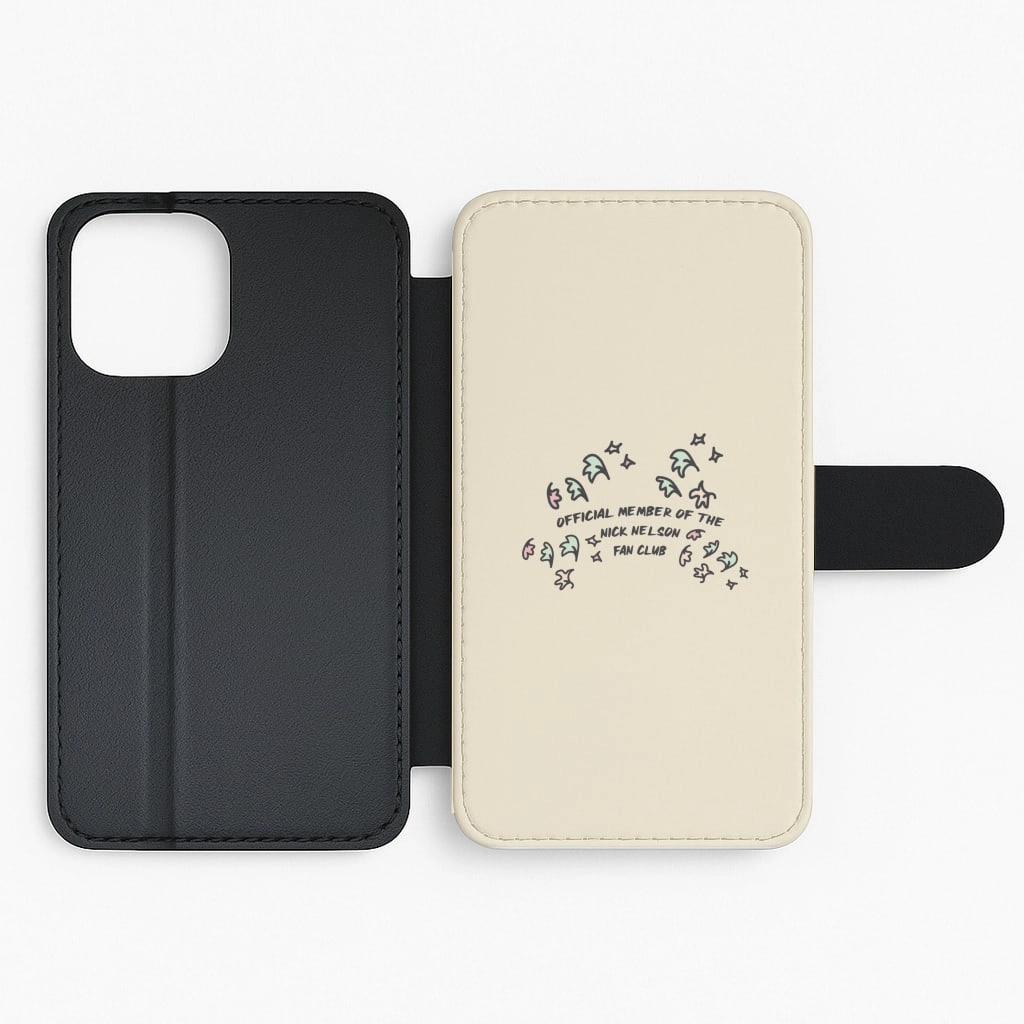 Official Member Of The Nick Nelson Fan Club - Heart TV Flip / Wallet Phone Case Premium Style
