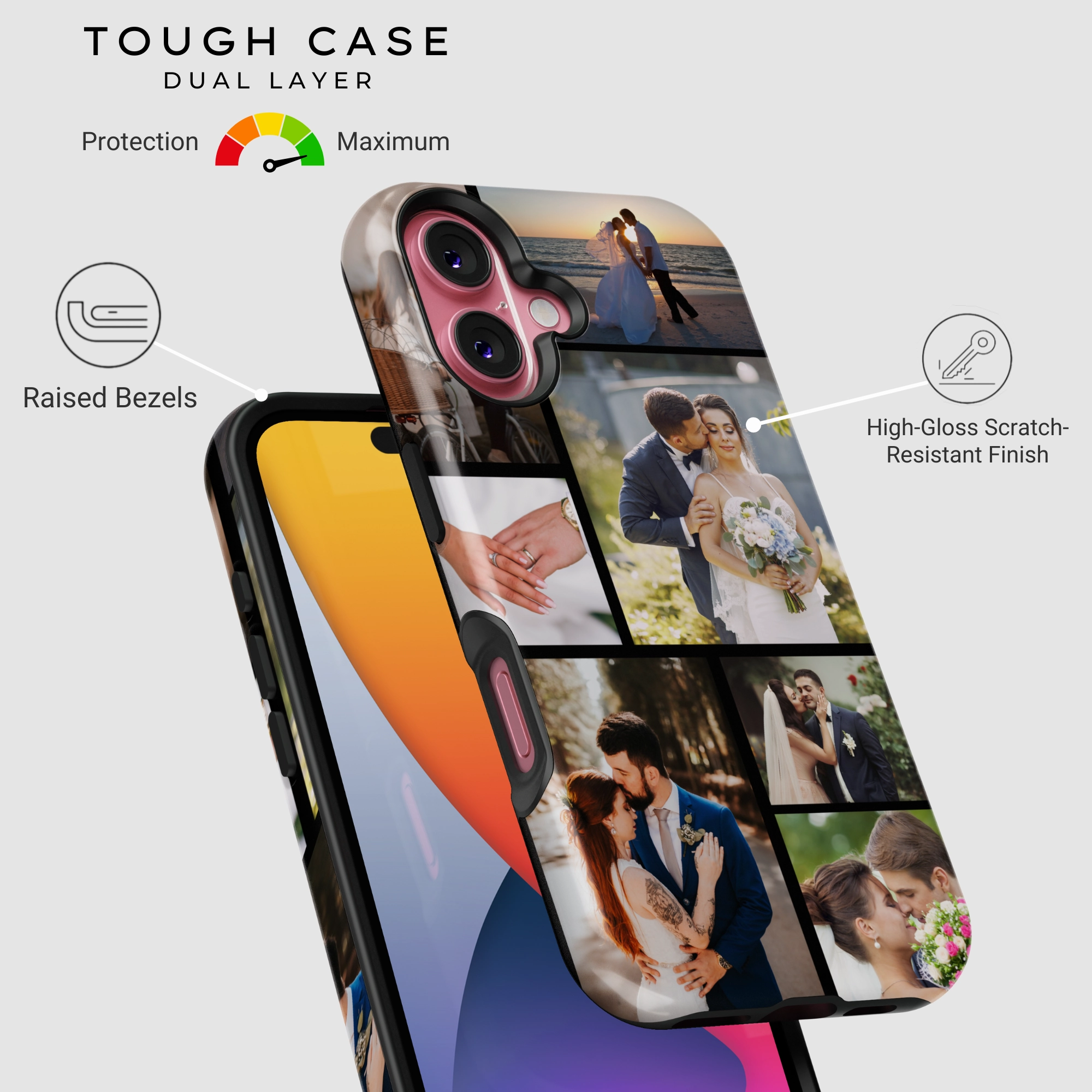 Tough Collage Heat dissipation Rugged Look Finish