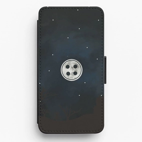 Rugged Texture Design Button Flip / Wallet Phone Case