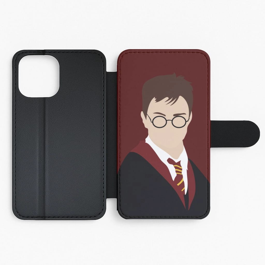 Smooth Detail Harry Potter Cartoon Flip / Wallet Phone Case