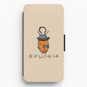 Impact Resistant Spudnik - Friends Halloween Flip / Wallet Phone Case