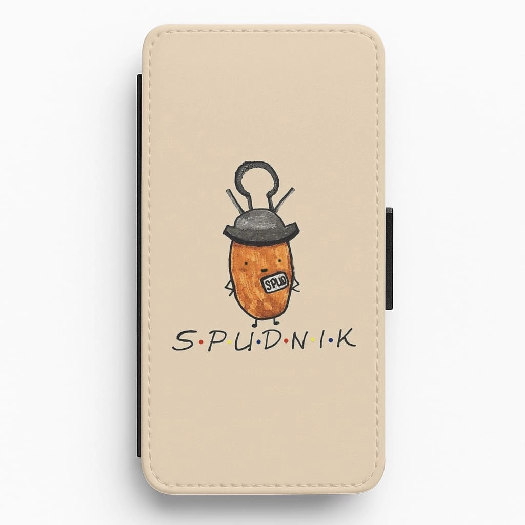 Impact Resistant Spudnik - Friends Halloween Flip / Wallet Phone Case