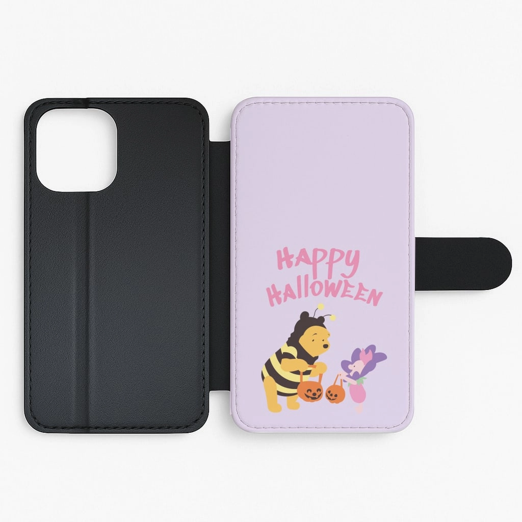 Minimal Aesthetic Travel Companion Winnie Halloween Flip / Wallet Phone Case