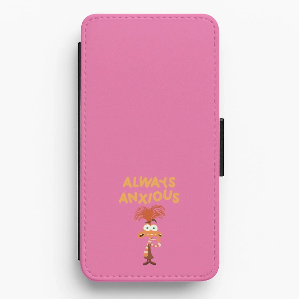 Soft Layer Always Anxious - Inside Out Flip / Wallet Phone Case