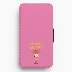Soft Layer Always Anxious - Inside Out Flip / Wallet Phone Case