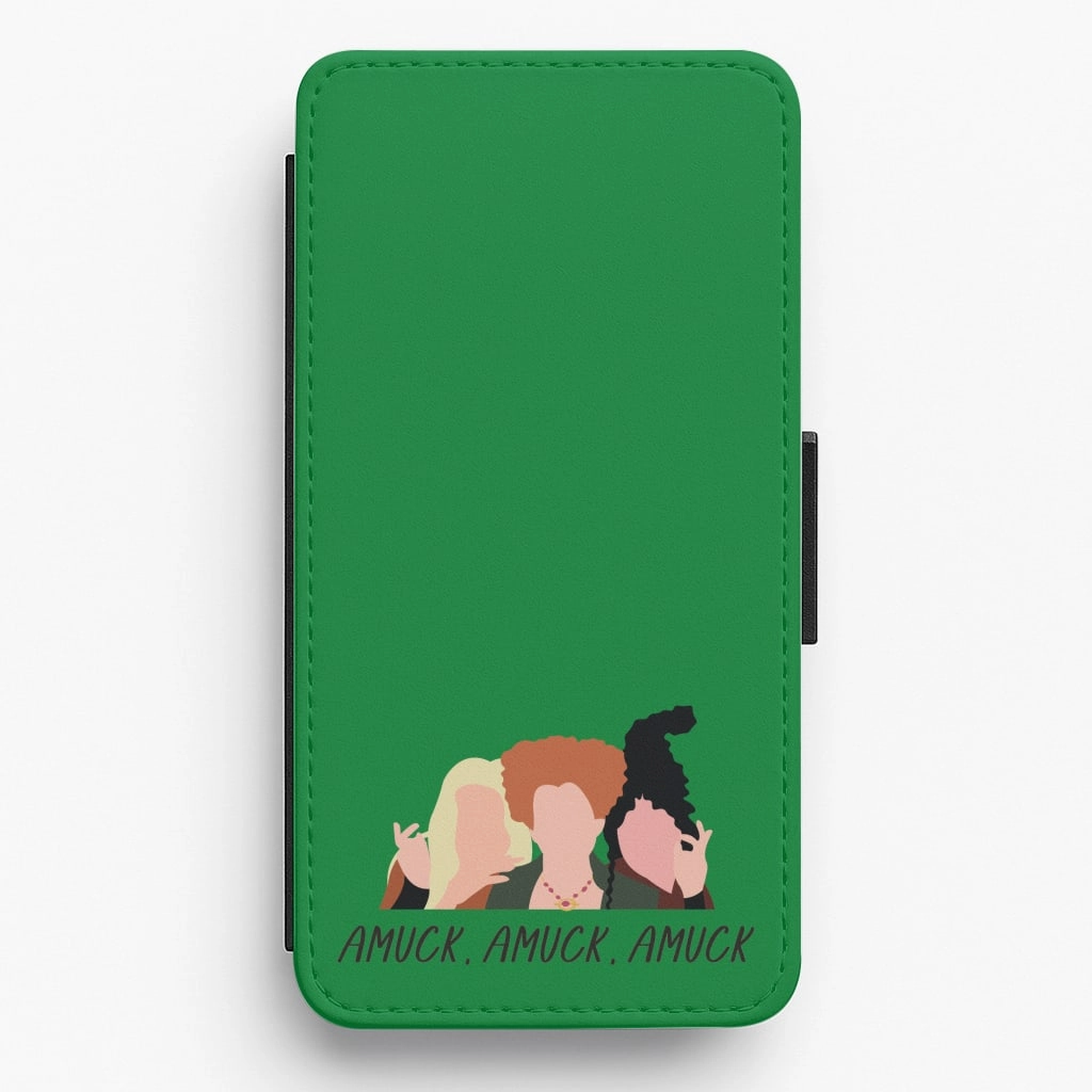 Amuck, Amuck, Amuck - Hocus Halloween Flip / Wallet Phone Case Everyday Comfort Everyday Style
