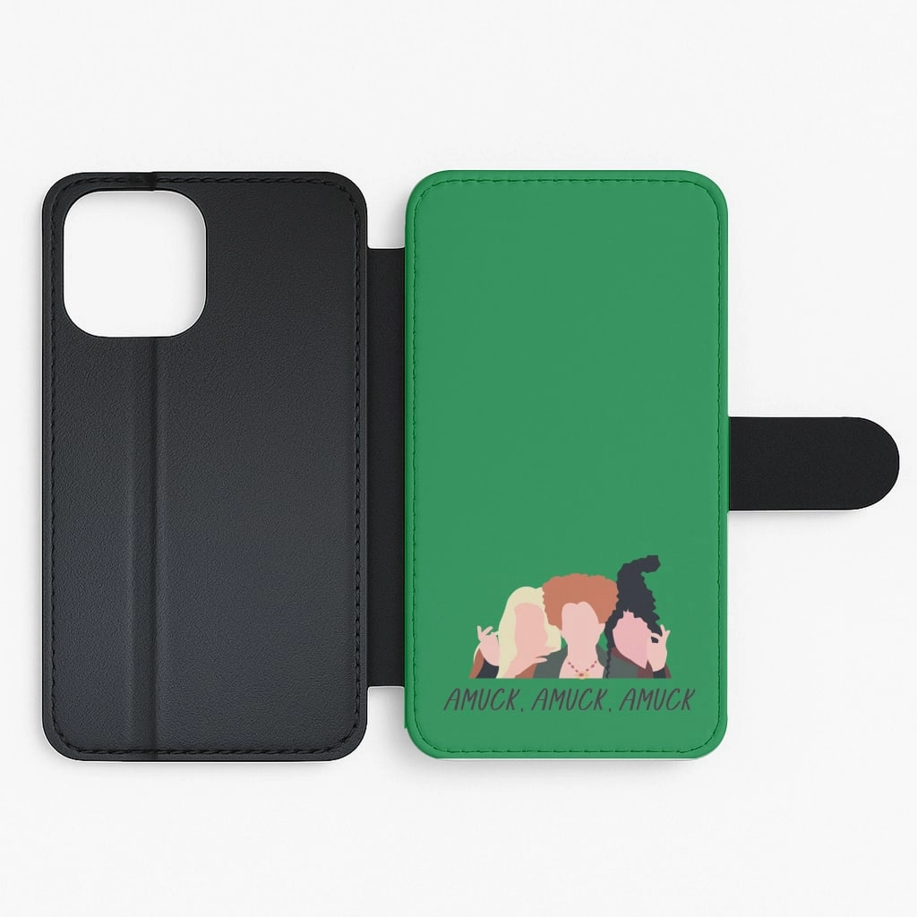 Daily Essential Amuck, Amuck, Amuck - Hocus Halloween Flip / Wallet Phone Case