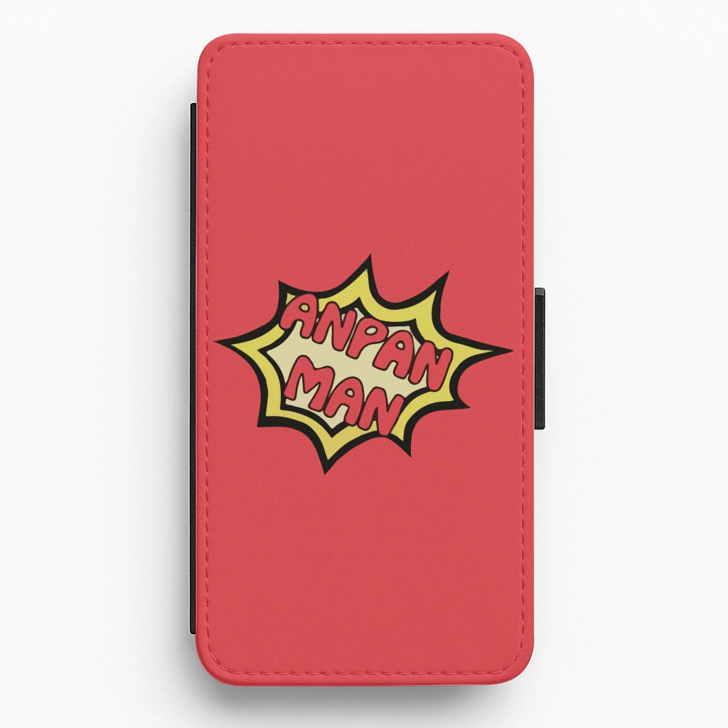 Anpan Man Explosion - BTS Flip / Wallet Phone Case Slim Edge Clean Texture
