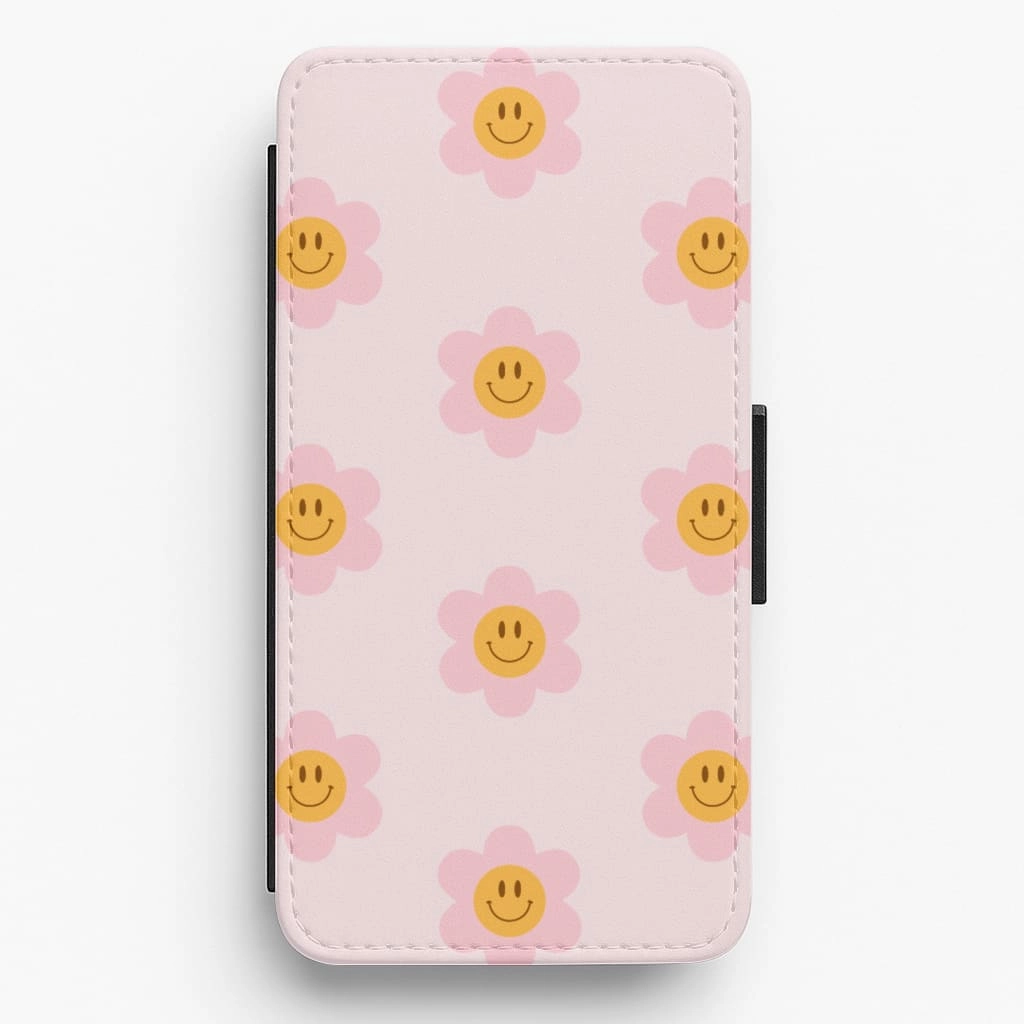 Refined Texture Durable Design Texture Flower Pattern - Hot Girl Summer Flip / Wallet Phone Case