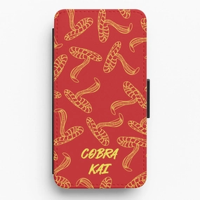 Snake Collage Flip / Wallet Phone Case Flexible Material Edge Protection