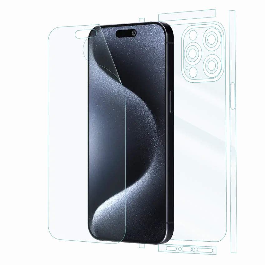 iPhone 15 Pro Screen Protector Glossy Finish Device Shielding