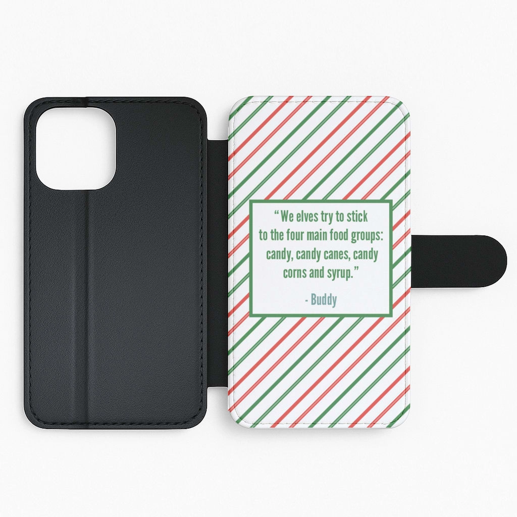 High Quality Four Main Food Groups - Elf Flip / Wallet Phone Case