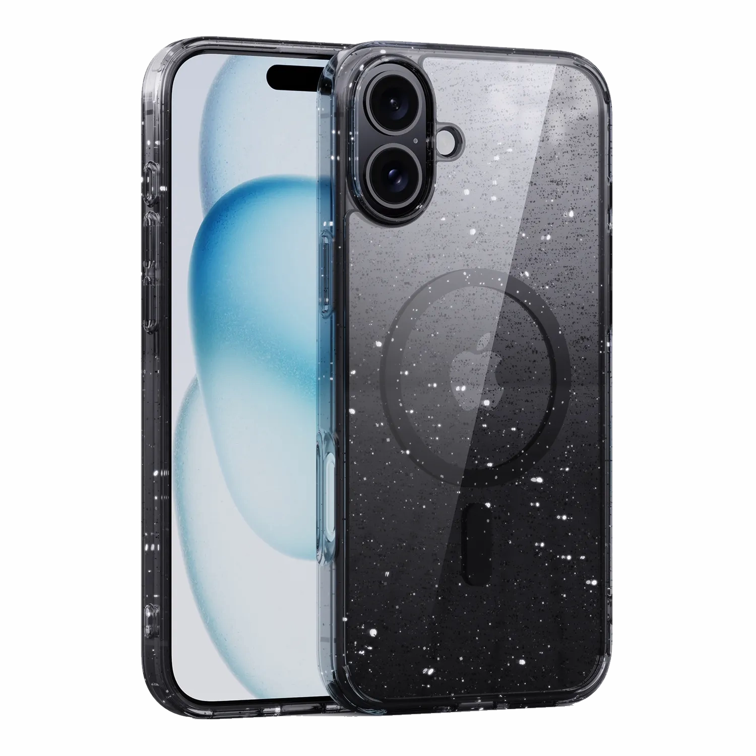 Light Touch Non Slip Glitter iPhone 16 Case with MagSafe