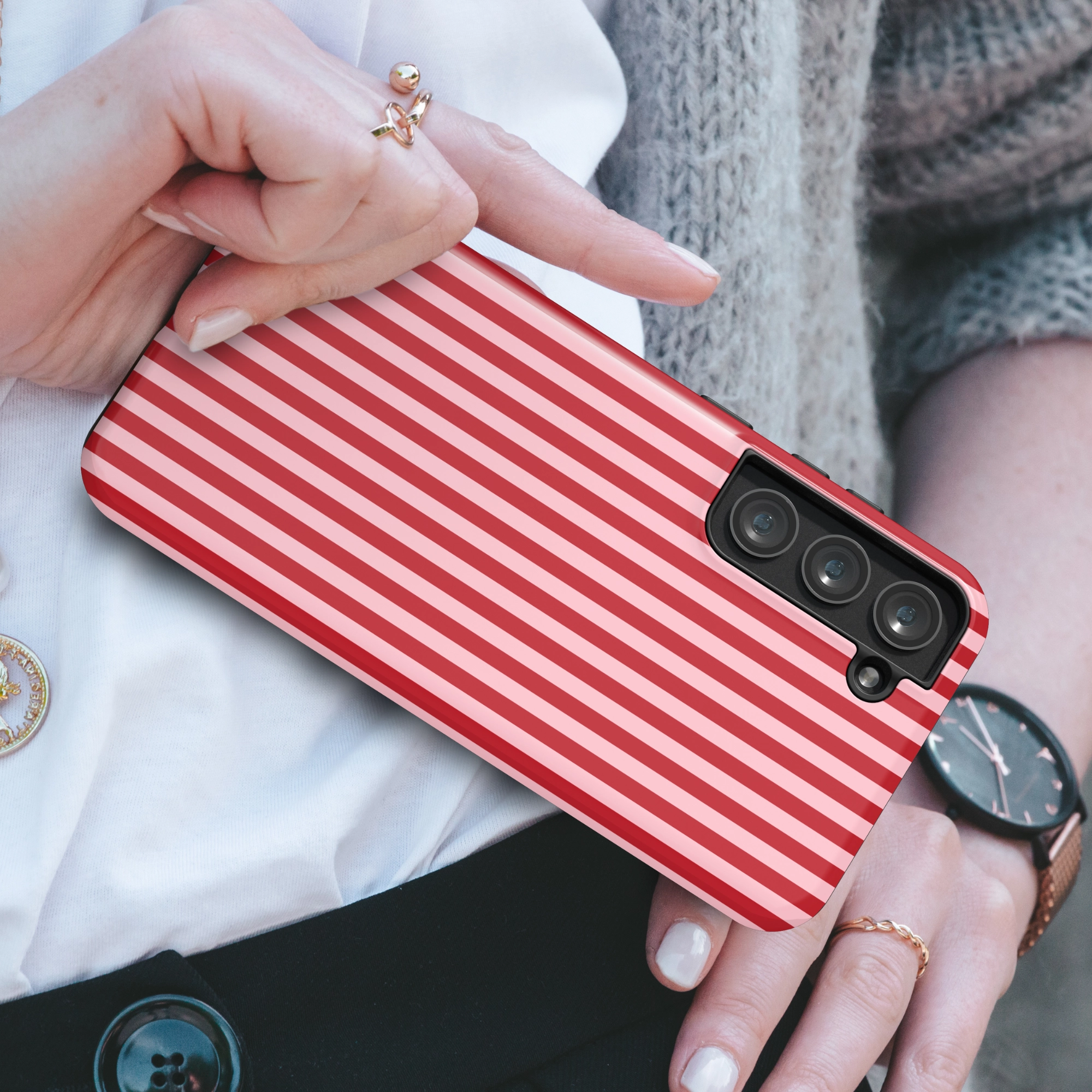 Durable Edge Crystal Finish Blush Layers