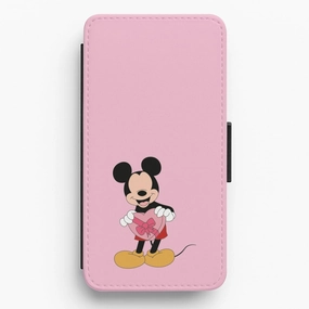 Mickey's Gift Valentine's Flip / Wallet Phone Case Light Design