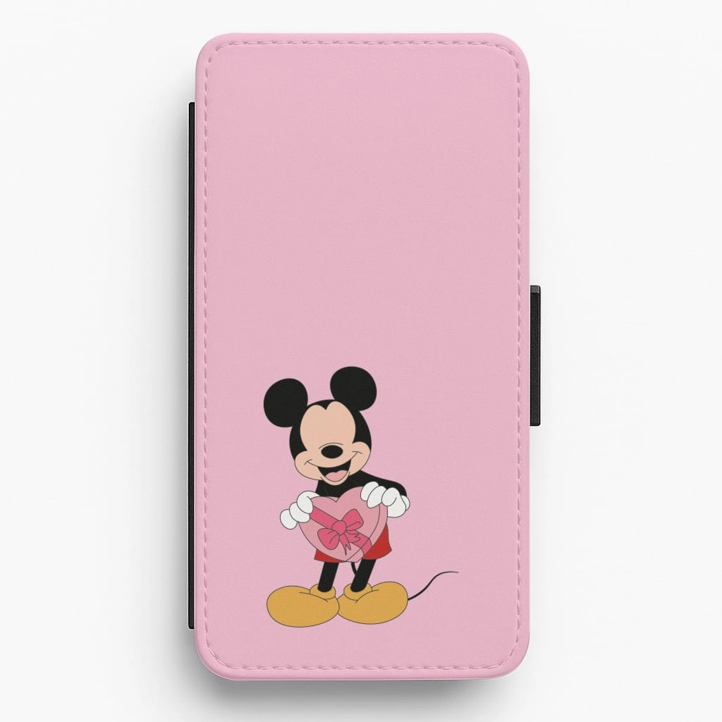 Mickey's Gift Valentine's Flip / Wallet Phone Case Light Design