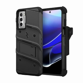 Anti glare Travel Companion ZIZO BOLT Bundle moto g STYLUS 5G (2022) Case