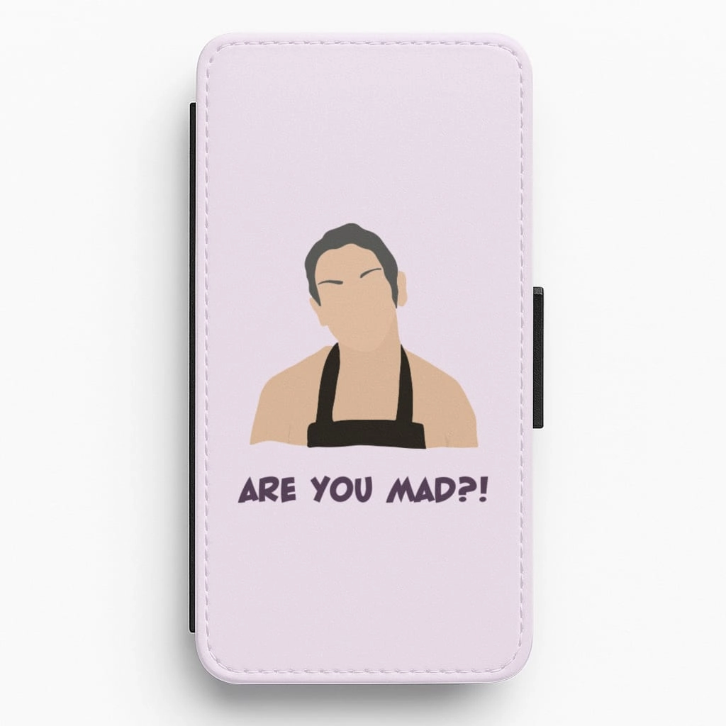Elegant Pattern Are You Mad - Friday Night Dinner Flip / Wallet Phone Case