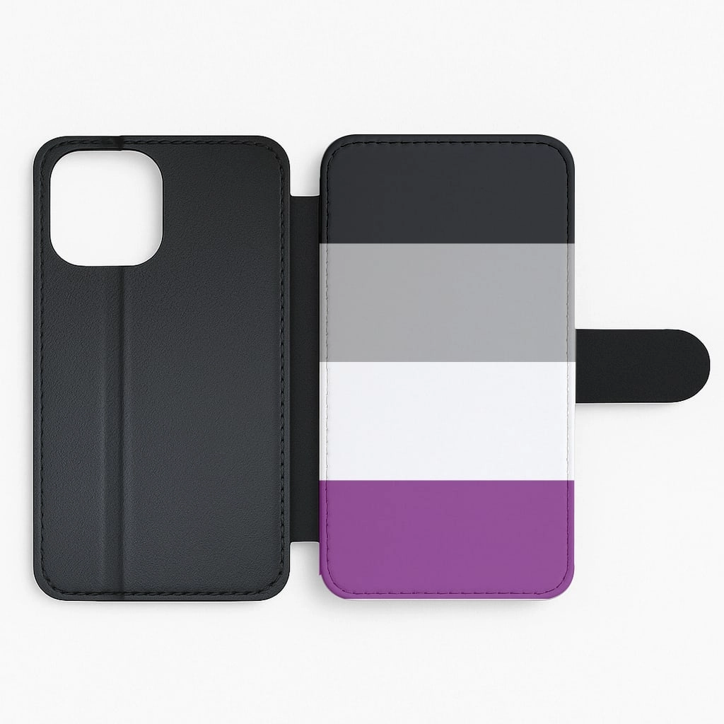 professional accessory Grip Assist Asexual Flag - Pride Flip / Wallet Phone Case