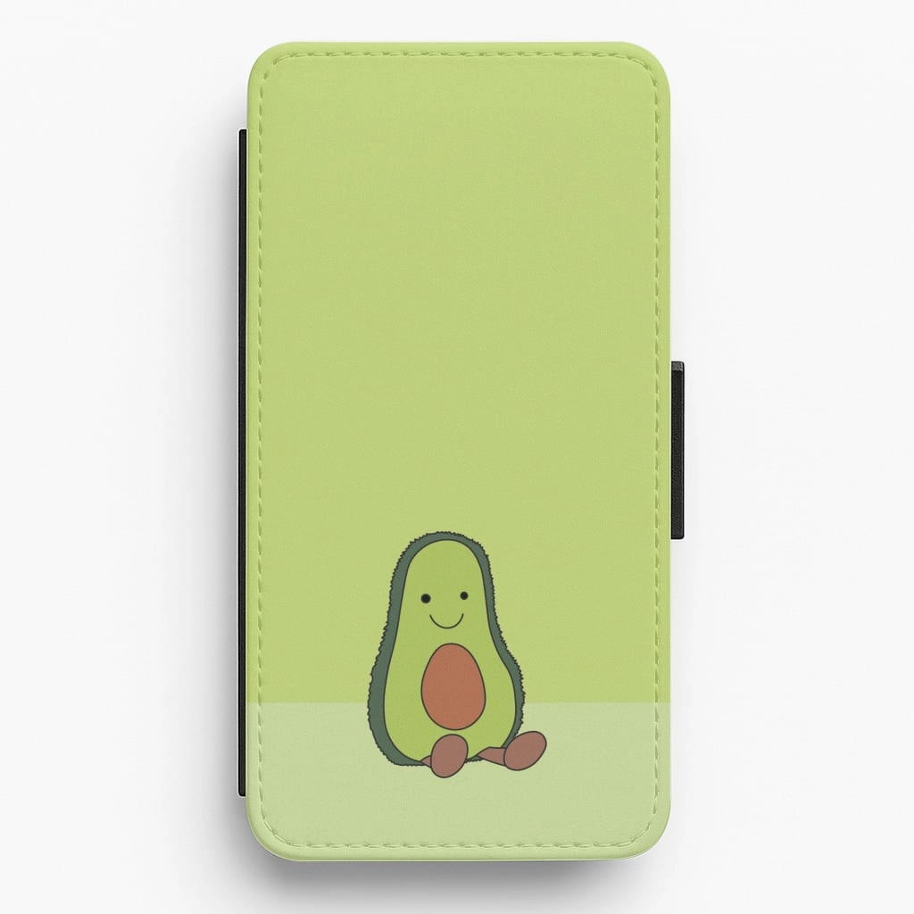 Avocado - Plushy Flip / Wallet Phone Case Modern Texture Build