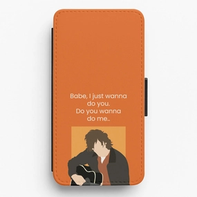 Comfort Accessory Comfort grip design Babe I Just Wanna.. Flip / Wallet Phone Case