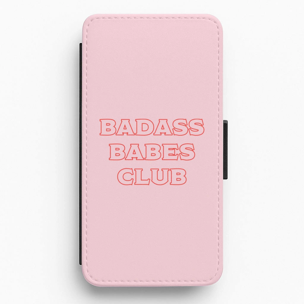Durable Surface Design Soft Protection Badass Babes Club - Hot Girl Summer Flip / Wallet Phone Case