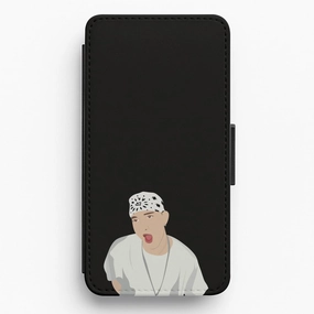 Shock Resistant Slim Look Bandanna Flip / Wallet Phone Case