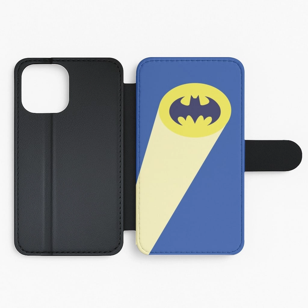 Bat Signal - Batman Wallet Phone Case Protective Design Texture