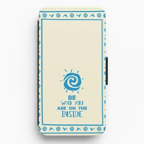 Be Who You Flip / Wallet Phone Case Slim Fit Design Textured Comfort