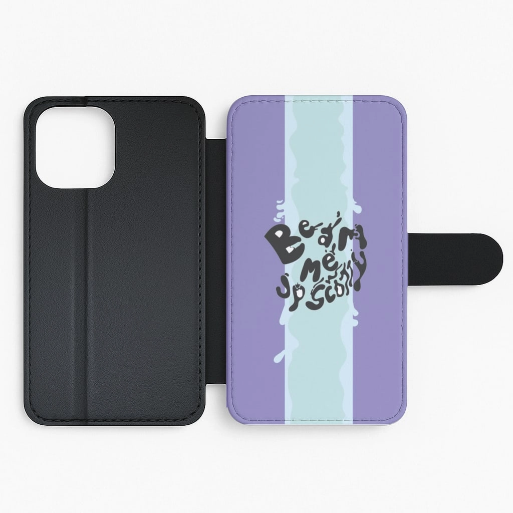 Beam me up Scotty Flip / Wallet Phone Case Protective Lining Minimal Protection