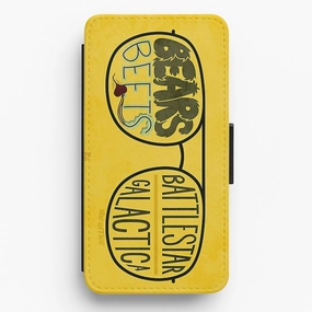 Bear, Beets, Battlestar Galactica  Flip / Wallet Phone Case Smooth Craftsmanship