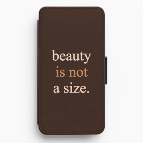 Beauty Is Not A Size - Nudes Flip / Wallet Phone Case Flexible Comfort Sleek Guard