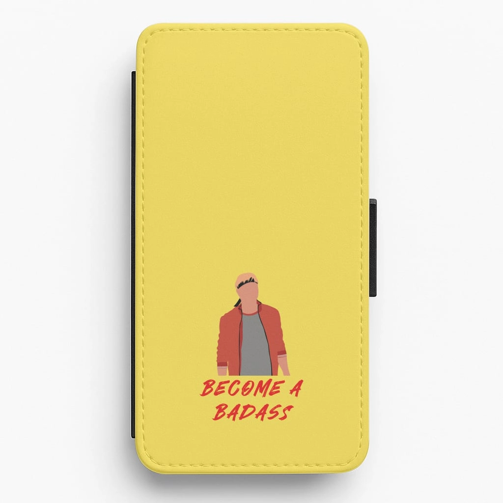 Comfort Detail Patterned Design Become A Badass Flip / Wallet Phone Case